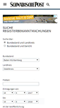 Mobile Screenshot of handelsregister.schwaebische-post.de