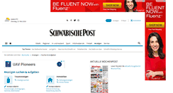 Desktop Screenshot of anzeigen.schwaebische-post.de